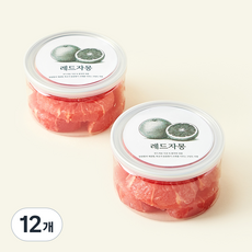 컷팅 레드 자몽, 200g, 12개