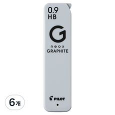 PILOT 百樂 new Neox Graphite 自動鉛筆芯 HB, 6個, 0.9mm