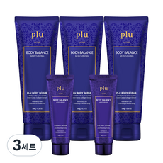 플루 바디 밸런스 스크럽 플로랄향 180g x 3p + 50g x 2p, 3세트