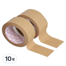 마다꾸미 크래프트 종이테이프 18mm, 갈색, 10개