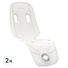 CREAMHAUS AirMon2 嬰幼兒涼感坐墊 Premium S, 短版 奶油色, 2個