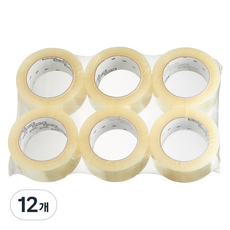 3M Scotch 3M 309 壓克力封箱膠帶 48mm x 50m 透明, 12個