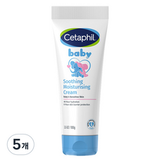 세타필 베이비 수딩 모이스춰라이징 크림, 100g, 5개