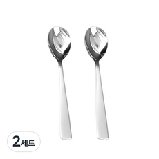 윌리브 국산 304스텐 모노 아동커트러리세트, 숟가락 2p, 2세트