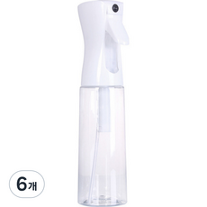 ICORES 압축 물조리개 분무기 300ml, 6개, 투명