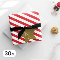 hello moris 紅色條紋包裝紙, 30個, 混合顏色