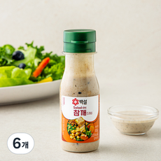 백설 참깨 드레싱, 105g, 6개