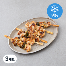 건강한끼 국내산 닭으로 만든 순살 50g x 3개입 + 파닭 꼬치 50g x 3개입 세트 (냉동), 3세트