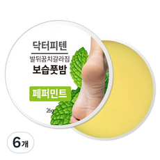 닥터피텐 발뒤꿈치갈라짐 보습풋밤 페퍼민트 BF12, 26g, 6개, 1개입