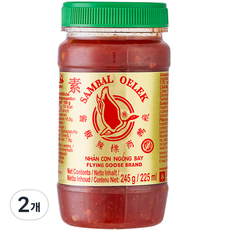 飛雁辣椒醬, 245g, 2個