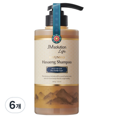 JMsolution Life 李潤毛 何生 乾性漢方洗髮精, 6個, 500ml