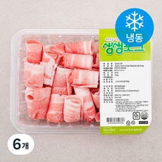 생생포크 한돈 무연골 대패 삼겹살 (냉동), 500g, 6개
