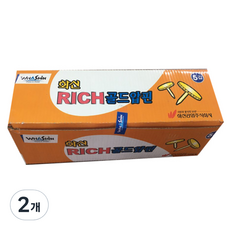 화신공업 리치 압핀 골드, 2개, 5개입