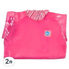 Splash About Happy Nappy Wetsuit 連身版游泳尿布褲 粉色糖果色, M, 2件