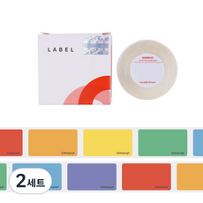 님봇 D 시리즈 H1S용 라벨스티커 비비드, 260개입, 2세트