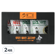 우진푸드 명인 프리미엄 김자반 50g x 10p 선물세트, 2세트