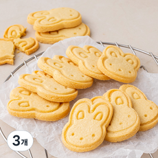 브로드카세 아몬드 토끼 쿠키, 180g, 1개입, 3개
