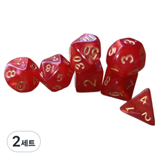 Sun&Dream 桌遊塔羅多面骰子7件組, DT3, 2套