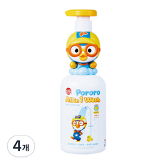 베베모린 올인원 워시 클렌저 바나나향, 4개, 400g