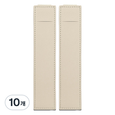 미소로운 다이어리 볼펜 홀더 S 16.5 x 3.5 x 0.5 cm, 오프화이트, 10개