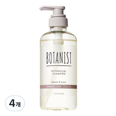 보타니스트 보타니컬 샴푸 데미지케어 프레지아 카시스향, 4개, 460ml