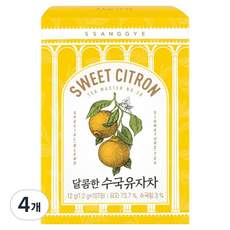 쌍계명차 달콤한 수국유자차, 1.2g, 4개, 10개입