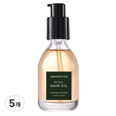 AROMATICA Ritual髮油 茉莉與香根草, 50ml, 5個