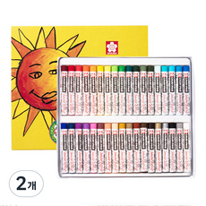 사쿠라 심플리앤 오일파스텔, 36색, 2개