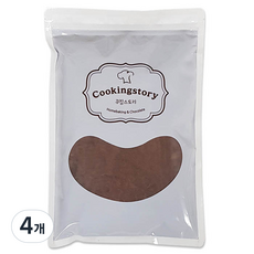쿠킹스토리 프리미엄 코코아파우더, 500g, 4개