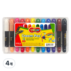 동아 크림파스, 12색, 4개