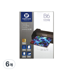 CopierLand 護樂美 防靜電護貝膠膜 0.1mm, B6, 600個