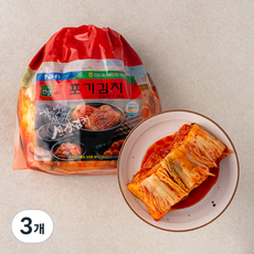 농협 선장 포기김치, 1.5kg, 3개