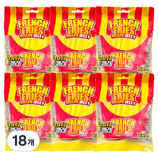 감자튀김 모양 젤리, 100g, 18개