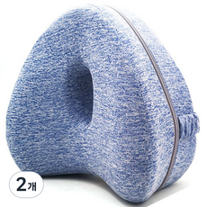 Wonder Wear 舒適曲線型腿枕, 2個, 藍色