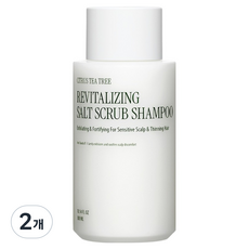 커리쉴 리바이탈라이징 솔트 스크럽 샴푸 꽃내음, 300ml, 2개