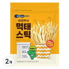 베베쿡 한입 바삭 먹태스틱, 먹태맛, 15g, 2개