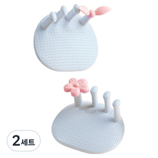 Jibaan 足弓伸展壓力腳趾器套組 白色, 2套