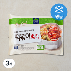 면사랑 떡볶이 범벅 (냉동), 364g, 3개