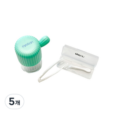 lens sonyeo 仙人掌造型隱形眼鏡清洗器, 綠色, 5個
