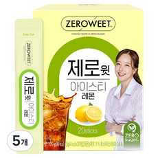 제로윗 펄세스 아이스티 레몬, 5g, 5개, 20개입