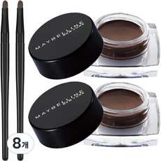 메이블린 뉴욕 아이스튜디오 젤 아이라이너 2.5g, 브라운, 8개