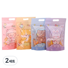 ARTJOY Goodie Bag 站立夾鏈袋 4款 x 12入 + 2入 隨機出貨組 太空旅行, 2套
