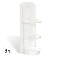 Market Plan 免打孔壁掛式瀝水雨傘架, 3個, 單一顏色