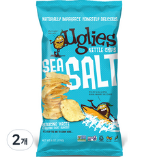 Ugly Chips 原裝海鹽水壺薯條, 170g, 2個