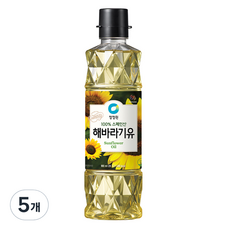 清淨園 葵花油, 5個, 900ml