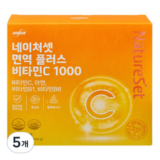 네이처셋 면역플러스 비타민C 1000 144g, 120정, 5개