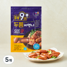 주부9단 목우촌 두툼 비엔나, 700g, 5개