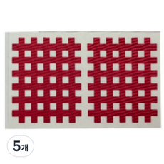 비투윈 효율적인 근육테이프 레드 대형 01, 5개, 2개입