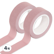 모노라이크 아르떼 마스킹 테이프 15mm x 10m, 511 Dry rose, 4개