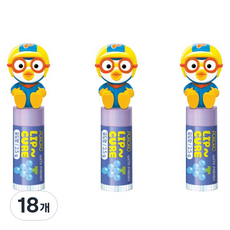 KM Pharmaceutical Pororo公仔護唇膏, 2.5g, 葡萄香, 18個